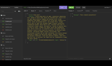 Imagem exemplo de uma requisição à API do Portal BCC